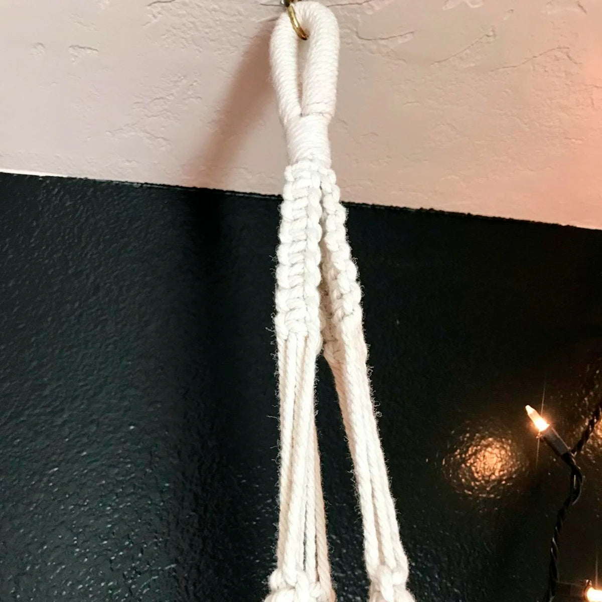 Handmade Macrame Plant Hanger – Flower Pot Hanging Basket for Wall, Garden, Courtyard, and Home Décor