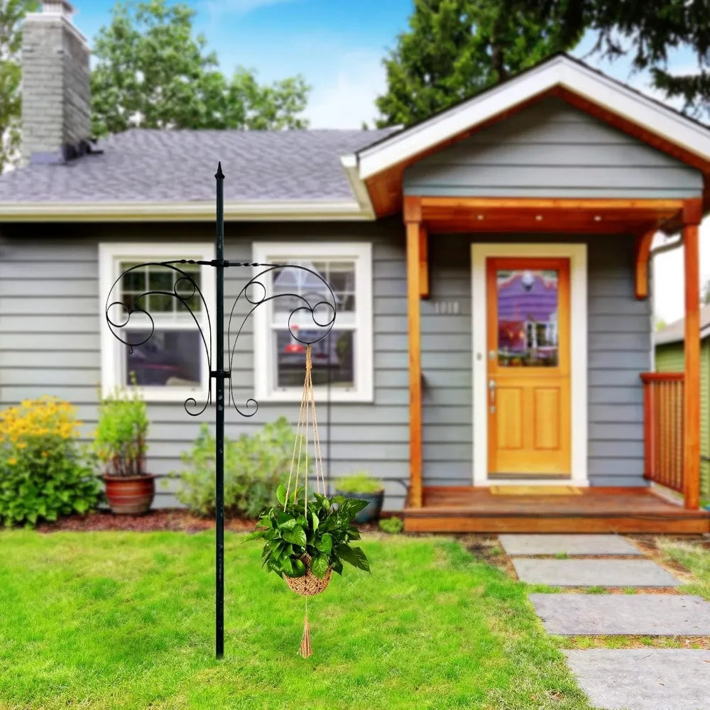 Handmade Boho Macrame Plant Hanger – Flower Pot Hanging Basket for Home, Garden, and Courtyard Décor
